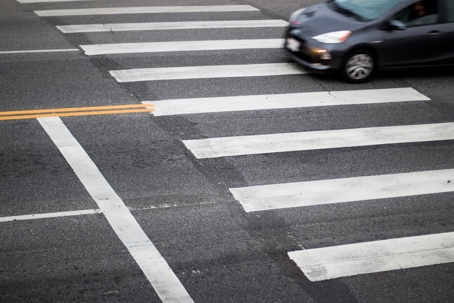 Pedestrian Struck in Crash on S Main St