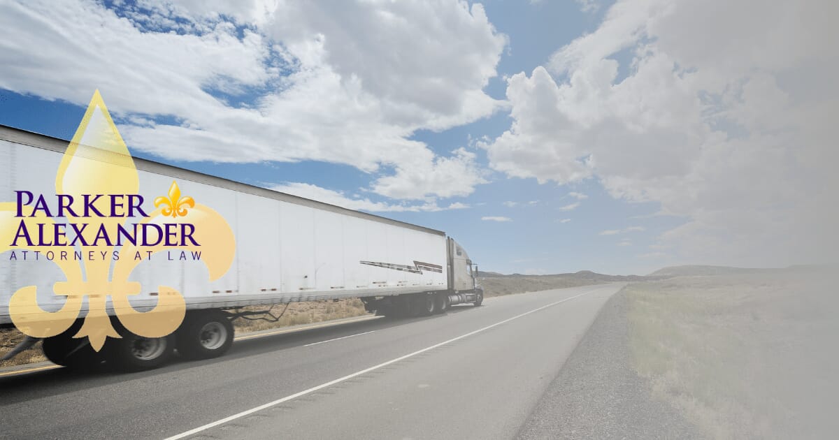 large commercial truck on a highway